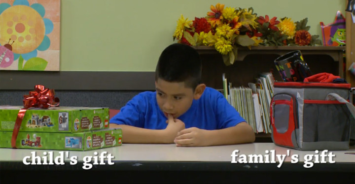 Social Experiment Asks Kids to Choose Between Two Christmas Gifts.