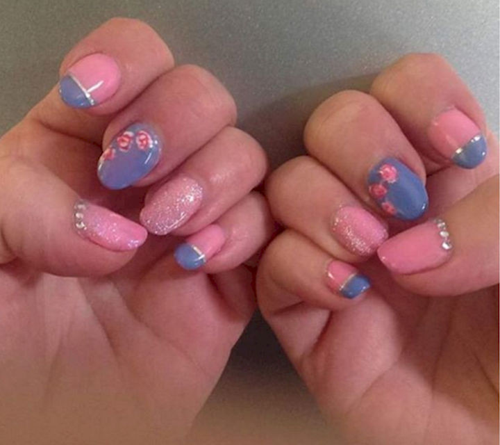 17 Rose Pink Nails - Pink goes great with so many colors.