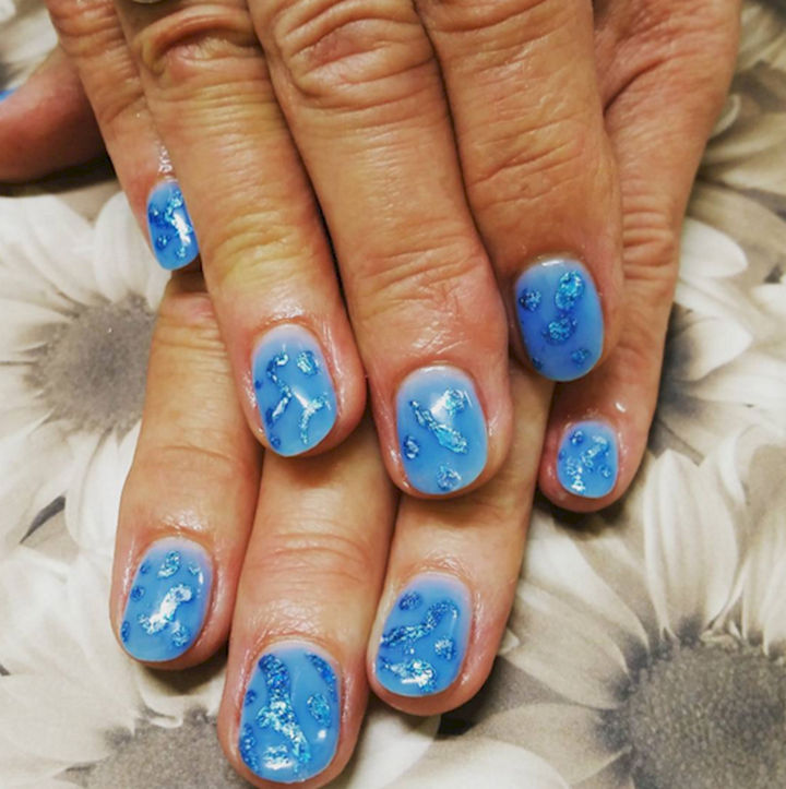 18 Ice Blue Nails That Will Bring out the Snow Queen in All of Us