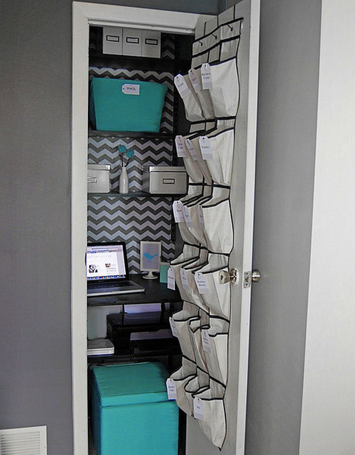 21 Clever Shoe Organizer Ideas - Organize your home office.