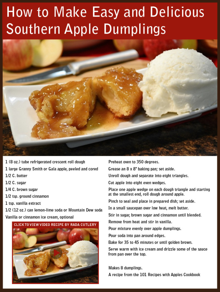 Apple Dumpling Recipe for Perfect and Easy Apple Dumplings.