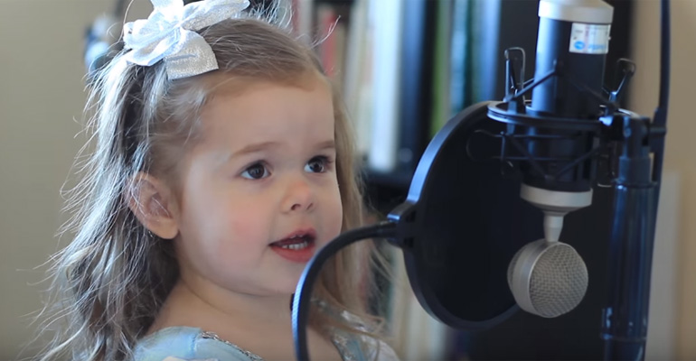 An Adorable 3-Year-Old Girl Sings Her Favorite Song to Her Dad. His Heart Melted and so Did Mine!