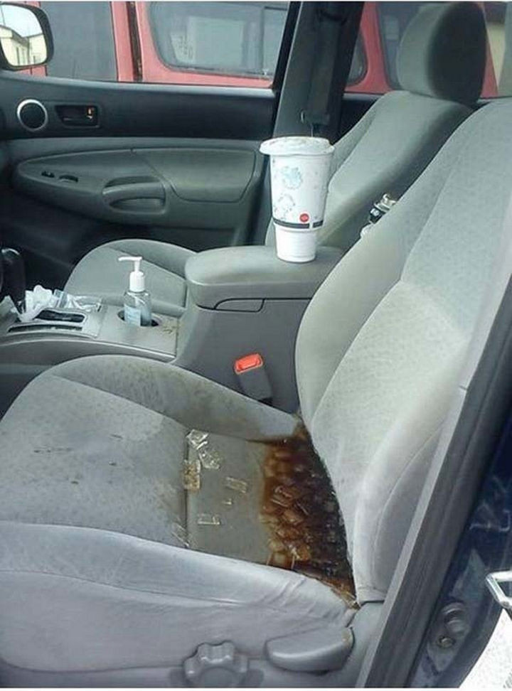 So much for a quick lunch through the drive-thru.