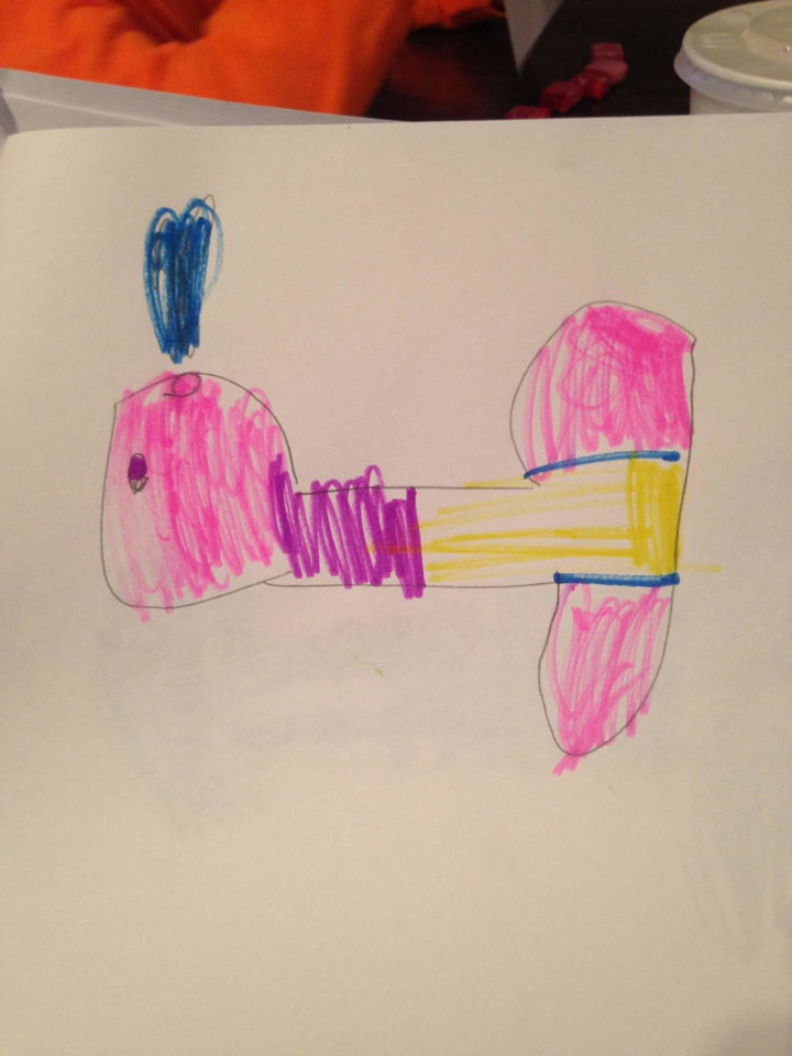 35 Funny Drawings from Kids - Get your mind out of the gutter...it's a whale.