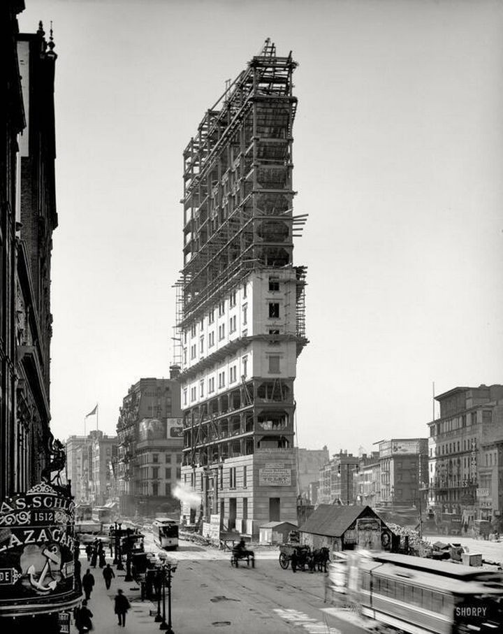 35 Rare Historical Photos - 1903: An early look at Times Square in New York City.