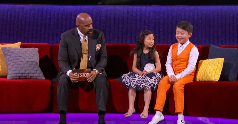 Steve Harvey Invited These Two Kids to Sing but He Wasn’t Prepared for THIS!