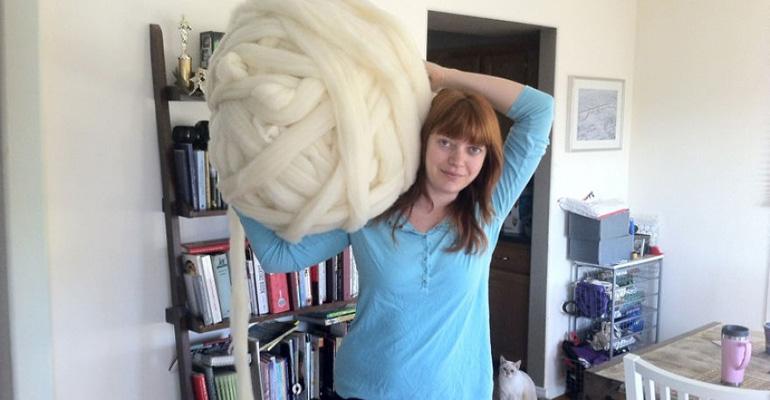 She Bought Some Wool Roving and What She Made with It Is Epic. She Even Shows Us How!