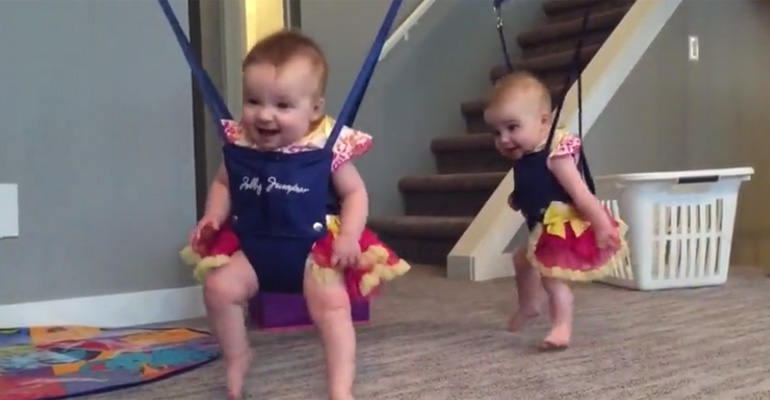 These Twin Babies Love to Riverdance. They Will Dance Their Way into Your Heart.