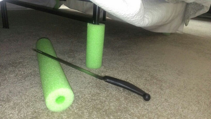 12+ Pool Noodle Hacks - Save your toes and ankles.