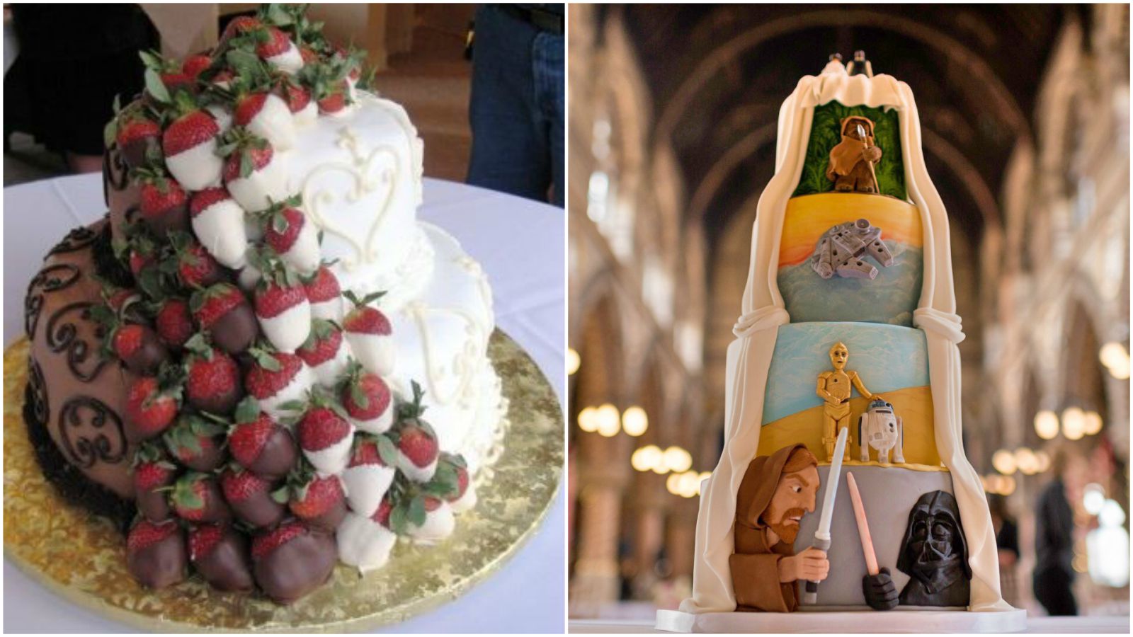 12 Creative Wedding Cake Ideas for the Bride and Groom