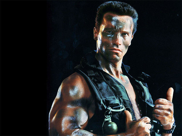 23 Movie Action Scenes Where Guns Were Replaced with a Thumbs-Up - 'Commando'