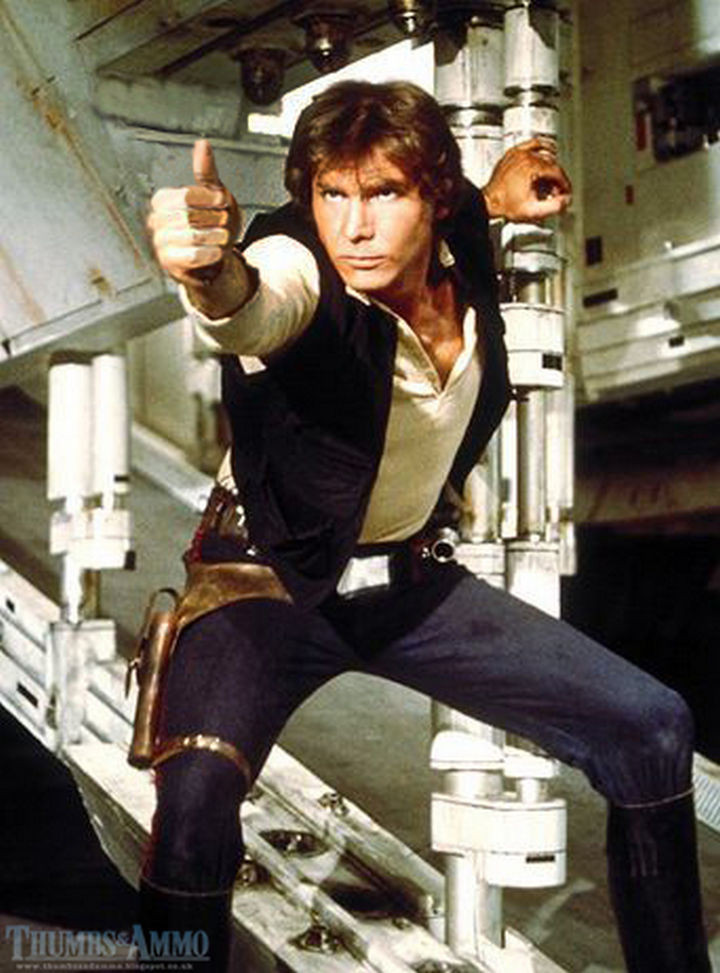 23 Movie Action Scenes Where Guns Were Replaced with a Thumbs-Up - 'Star Wars'