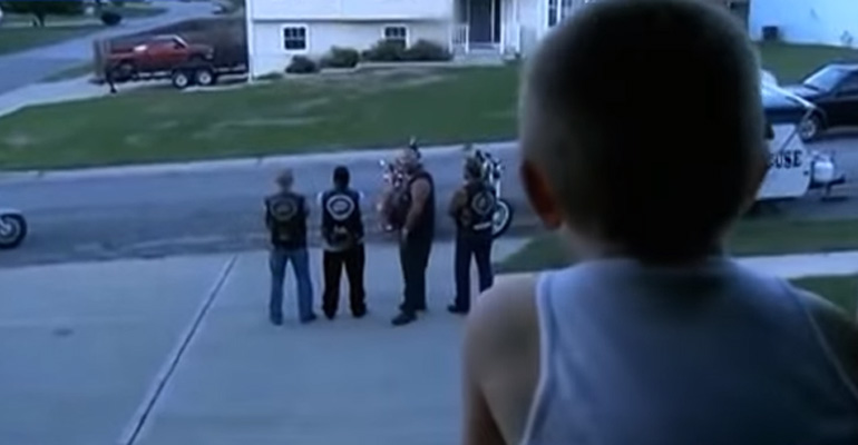 Bikers Stood Outside This Child’s Home. The Reason? It Will Surprise You…