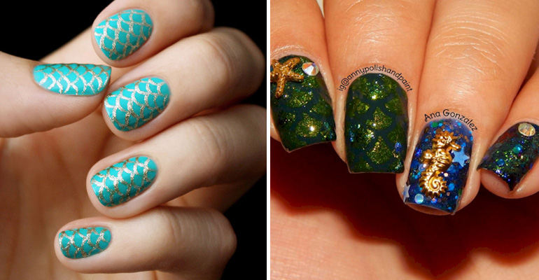 13 Mermaid Nails That Are as Beautiful as the Ocean. #3 Looks Incredible.