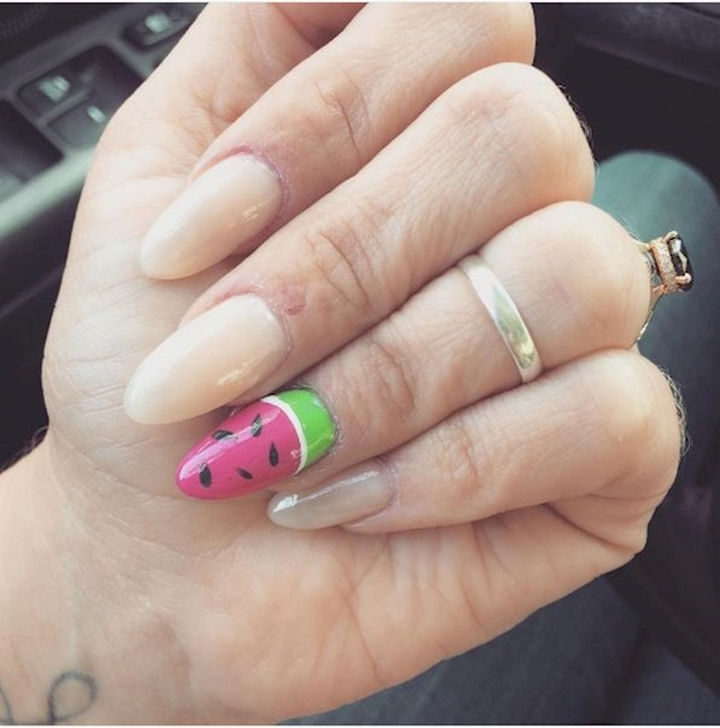 17 Fruit Nails - Bring out the fruit with a colorful and delicious accent nail.
