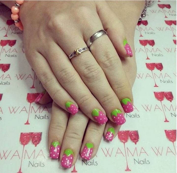 30 Tasty Fruit Nail Art Designs