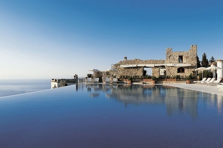 35 Epic Swimming Pools From Around the World - Hotel Caruso on Italy’s Amalfi Coast.