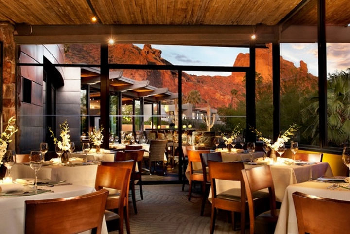 39 Amazing Restaurants With a View - Elements in Scottsdale, Arizona, USA.