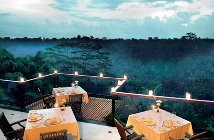 39 Amazing Restaurants With a View - La View in Ubud, Bali.