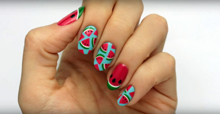 How to Create Cute Watermelon Nails This Summer!