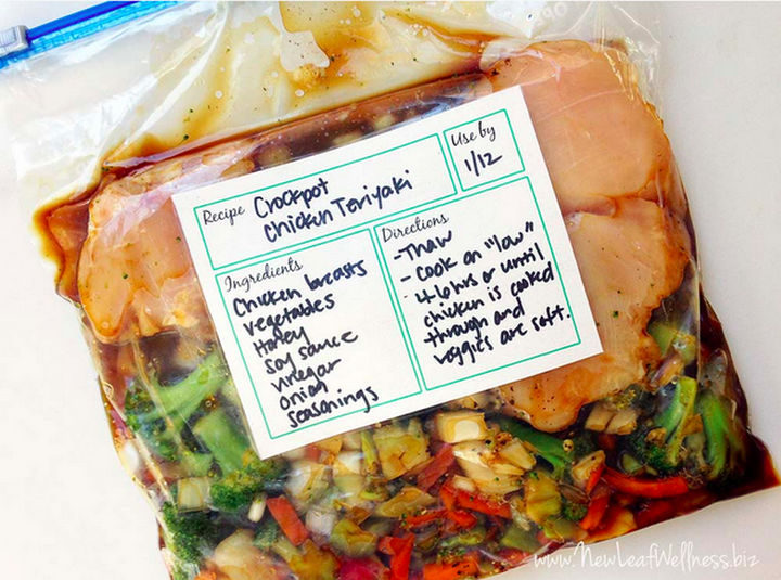26 Crock Pot Dump Meals - Crockpot chicken teriyaki.