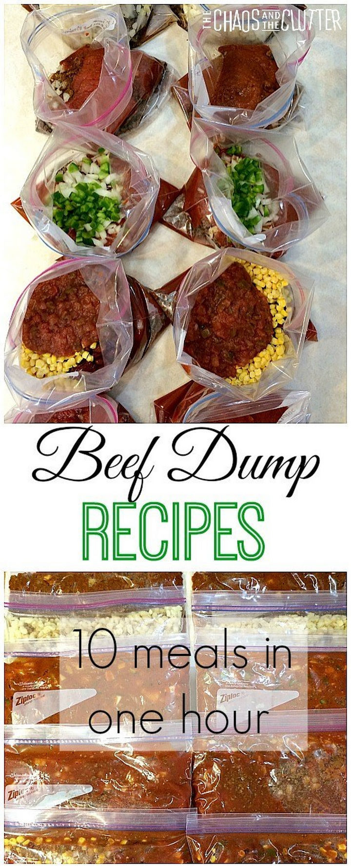 26 Crock Pot Dump Meals - Beef dump meals.