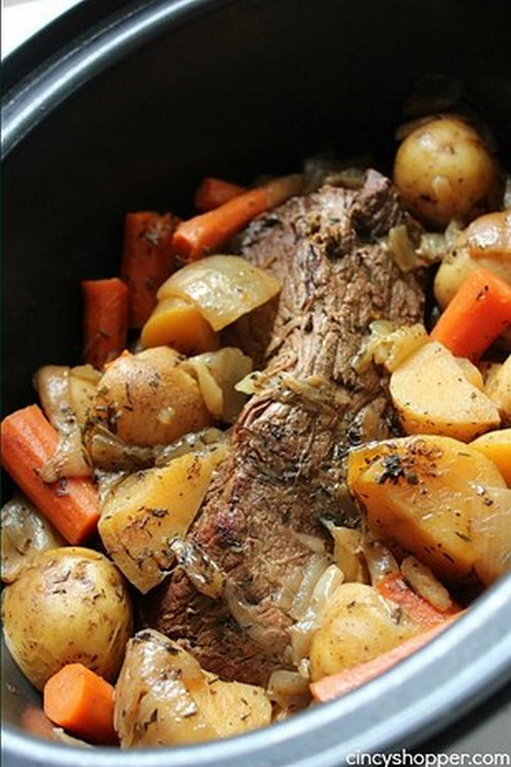 26 Crock Pot Dump Meals - Slow cooker pot roast