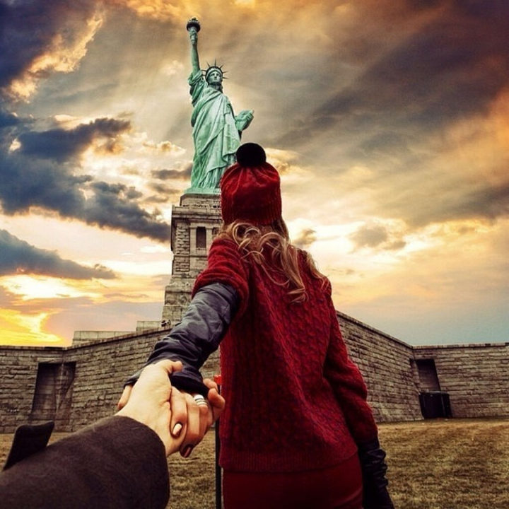 Follow Me To The Statue of Liberty, New York.