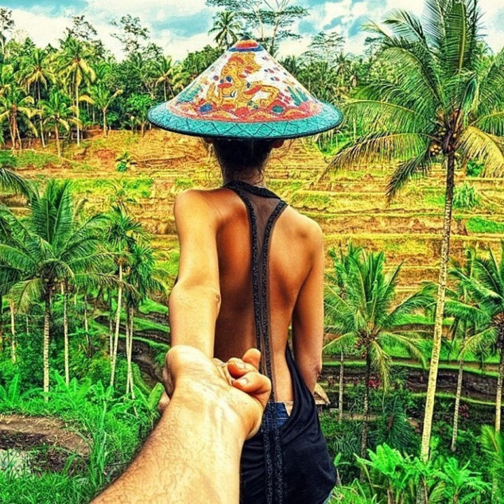Follow Me To Rice Terrace, Bali.