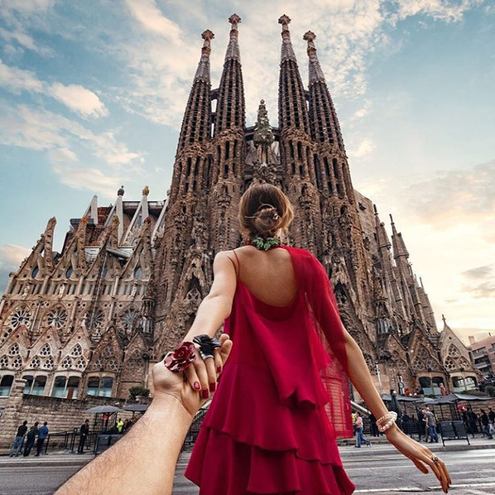 Follow Me To The Sagrada Familia, Barcelona, Spain.
