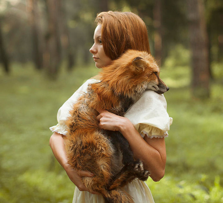 Russian Photographer Katerina Plotnikova Takes Mind-Blowing Photos of Models With REAL Animals