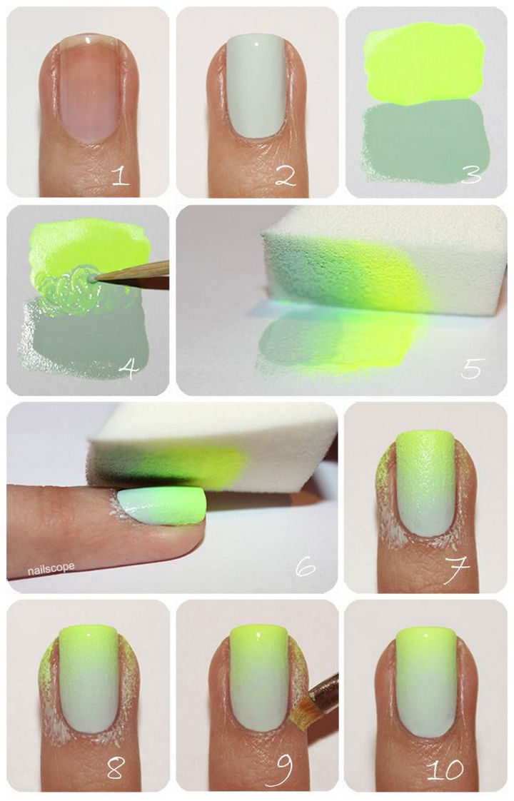 17 Gradient Nails - Look at these refined gradient nails!