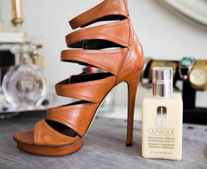 17 Brilliant Clothing Hacks - Make your leather shoes look new again by rubbing them with moisturizer.