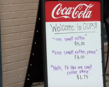 Coffee Shop Owner Is Tired of Rude Customers So He Put up THIS Sign. Awesome!