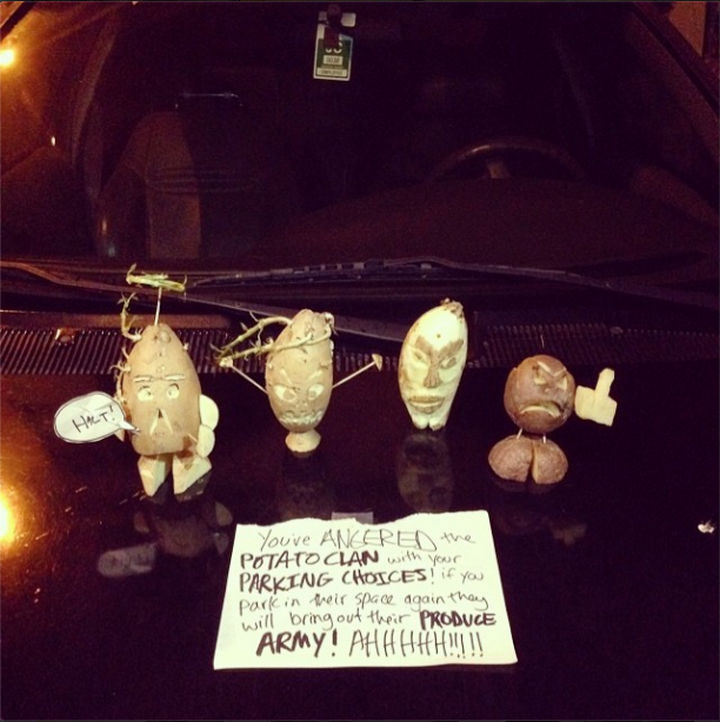 19 Bad Parking Fails - He got a warning from the potato clan.