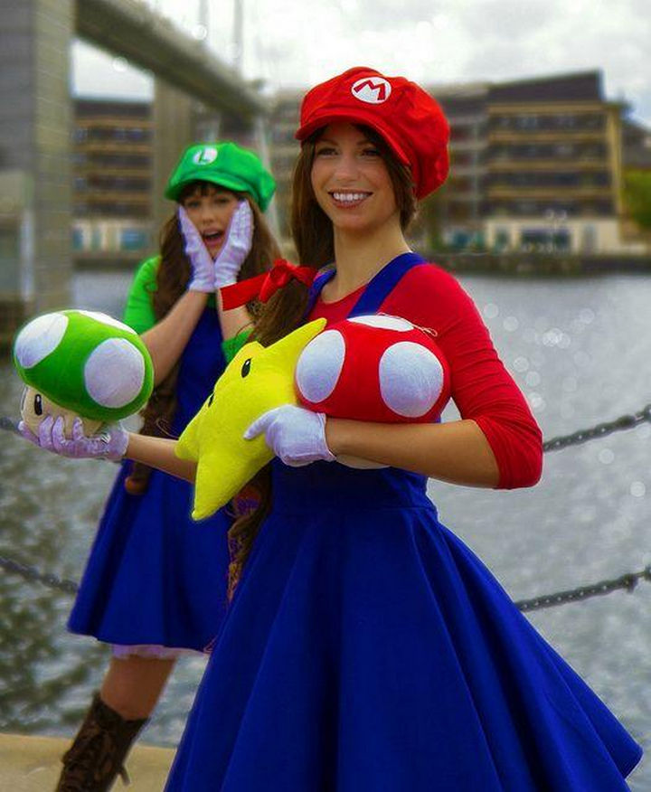 23 Costumes Super Mario et Luigi - Ce sont les sœurs Super Mario!
