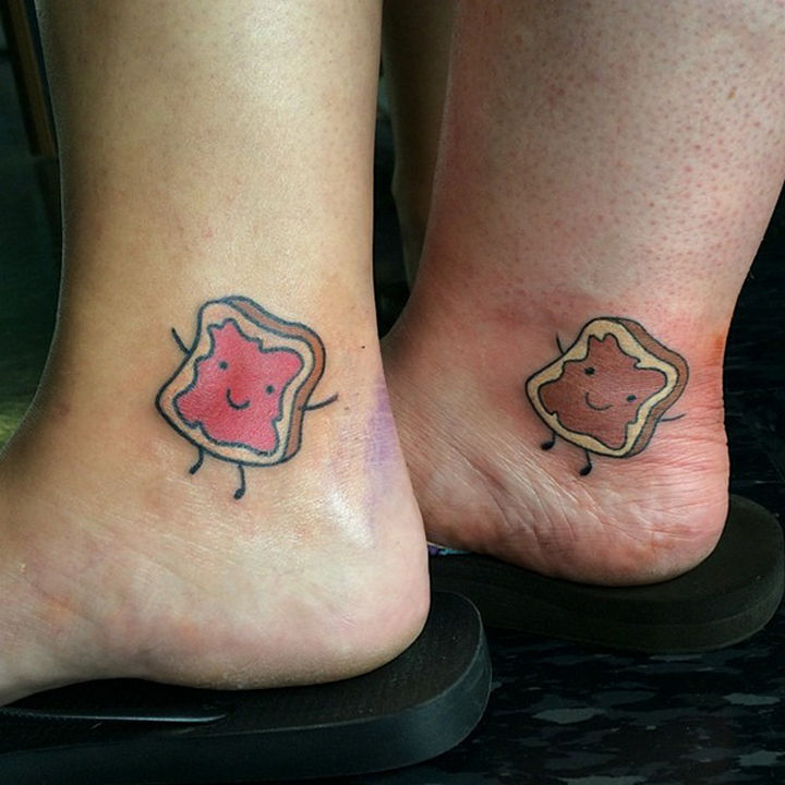 28 Sister Tattoos - Sisters go together like peanut butter and jelly!