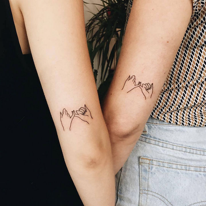 28 Sister Tattoos - Pinky swear.