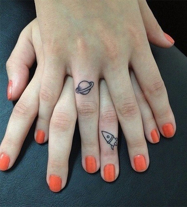 28 Sister Tattoos - A sisterly bond that is out of this world.