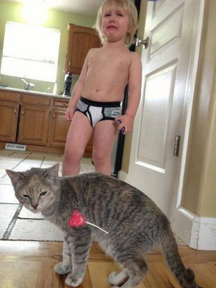30 Reasons Why Kids Are the Worst - They have no respect for your pets.
