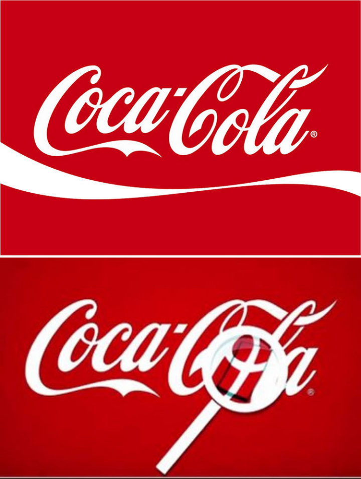 33 Famous Company Logo With Hidden Messages - Coca-Cola logo hidden meaning.