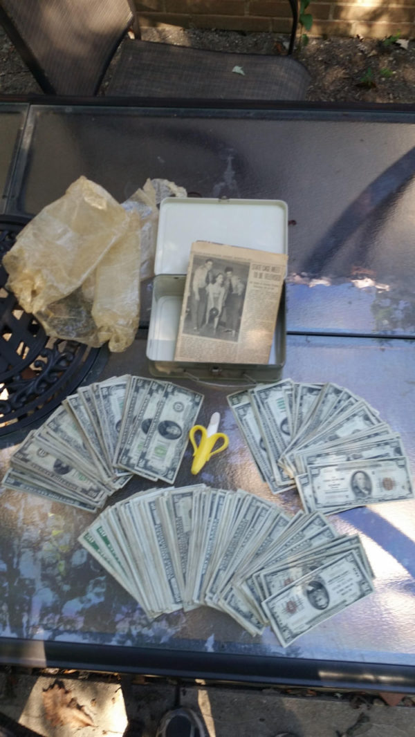 Man Finds Box Full Of Money In His Ceiling During Renovations