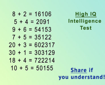 If You Can Solve This Simple Math Puzzle in Under 10 Seconds, You May Be a Genius!
