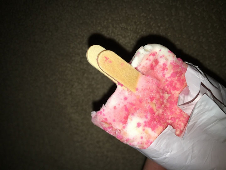 13 Factory Rejects - Two popsicle sticks, same great strawberry shortcake taste!