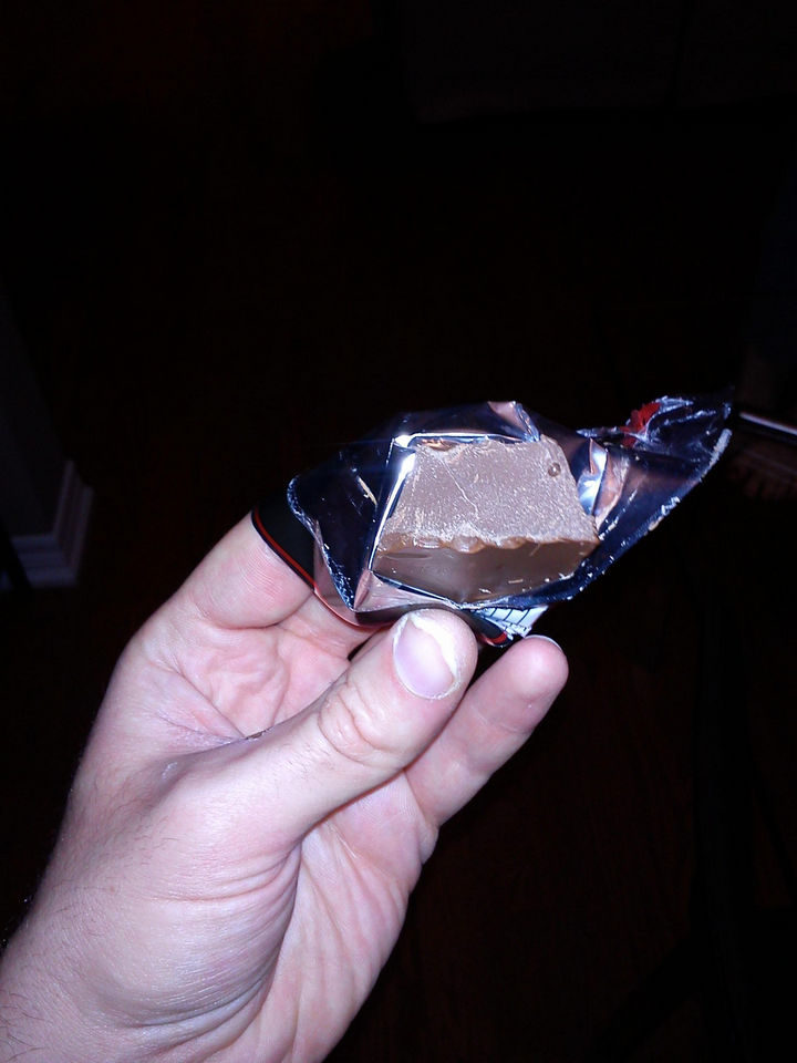 13 Factory Rejects - This Kit Kat Chunky bar is missing wafers but it was still delicious.
