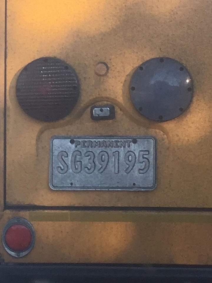 13 Factory Rejects - Something tells me this license plate really isn't permanent because it lost all of its paint.
