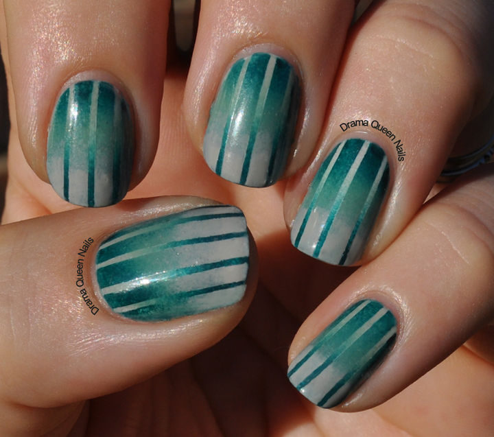 You'll be glad you tried reverse gradient nails when you try these beauties.