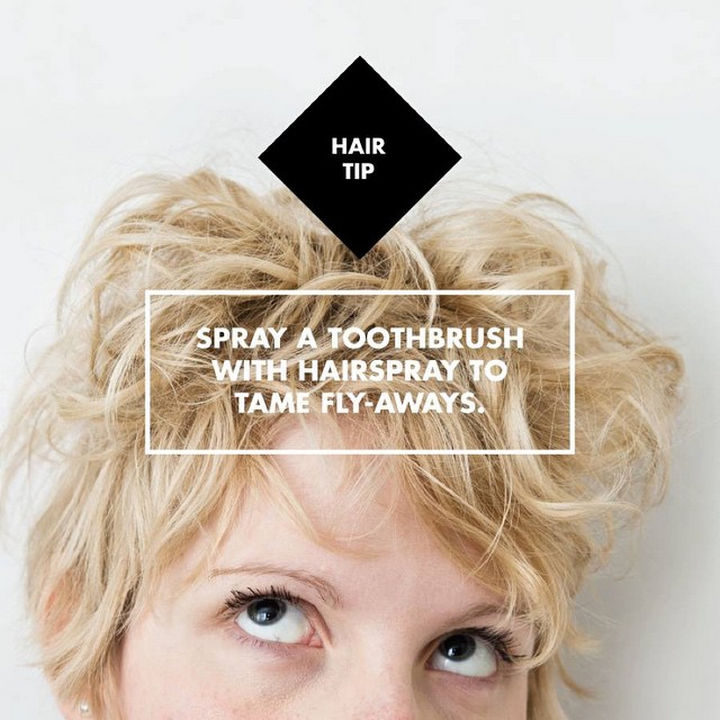 14 Lazy Girl Hair Hacks - Deeply condition your hair with leave-in conditioner by wrapping damp ends in a plastic bag for 1 to 3 hours.