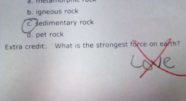 18 Kids Taking Instructions Too Literally - The kid has a point there. C'mon teacher, give him/her the extra credit!