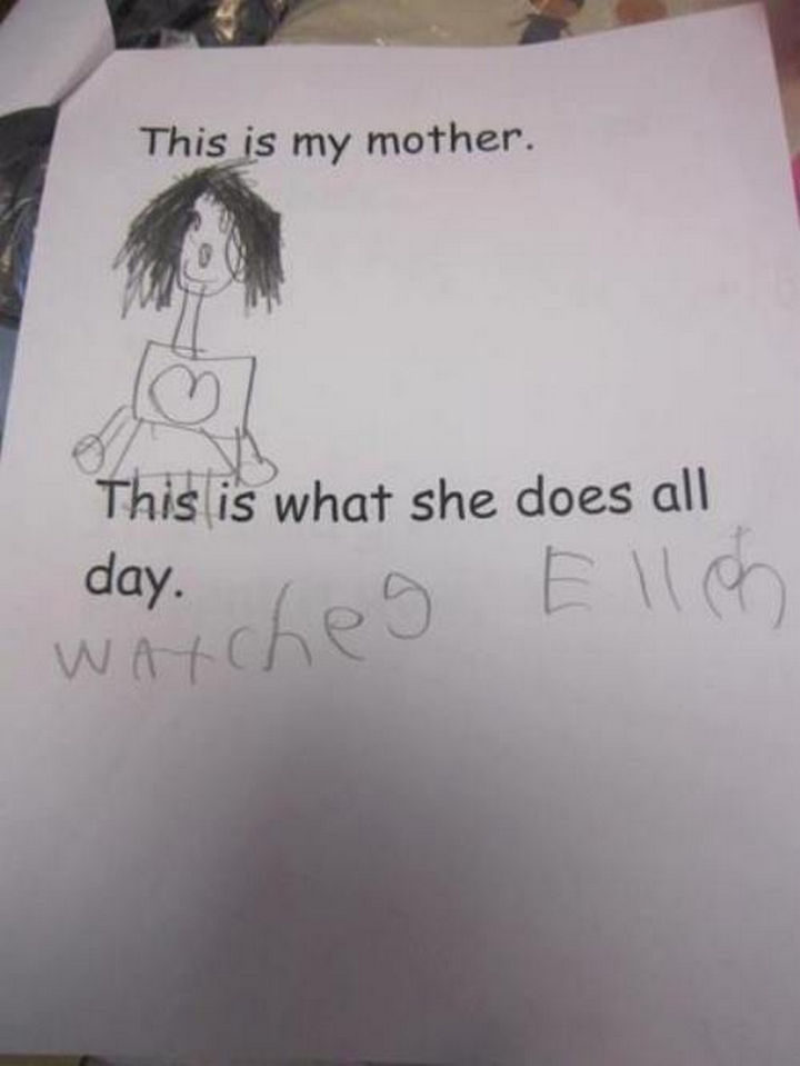 18 Kids Taking Instructions Too Literally - I love watching Ellen too.